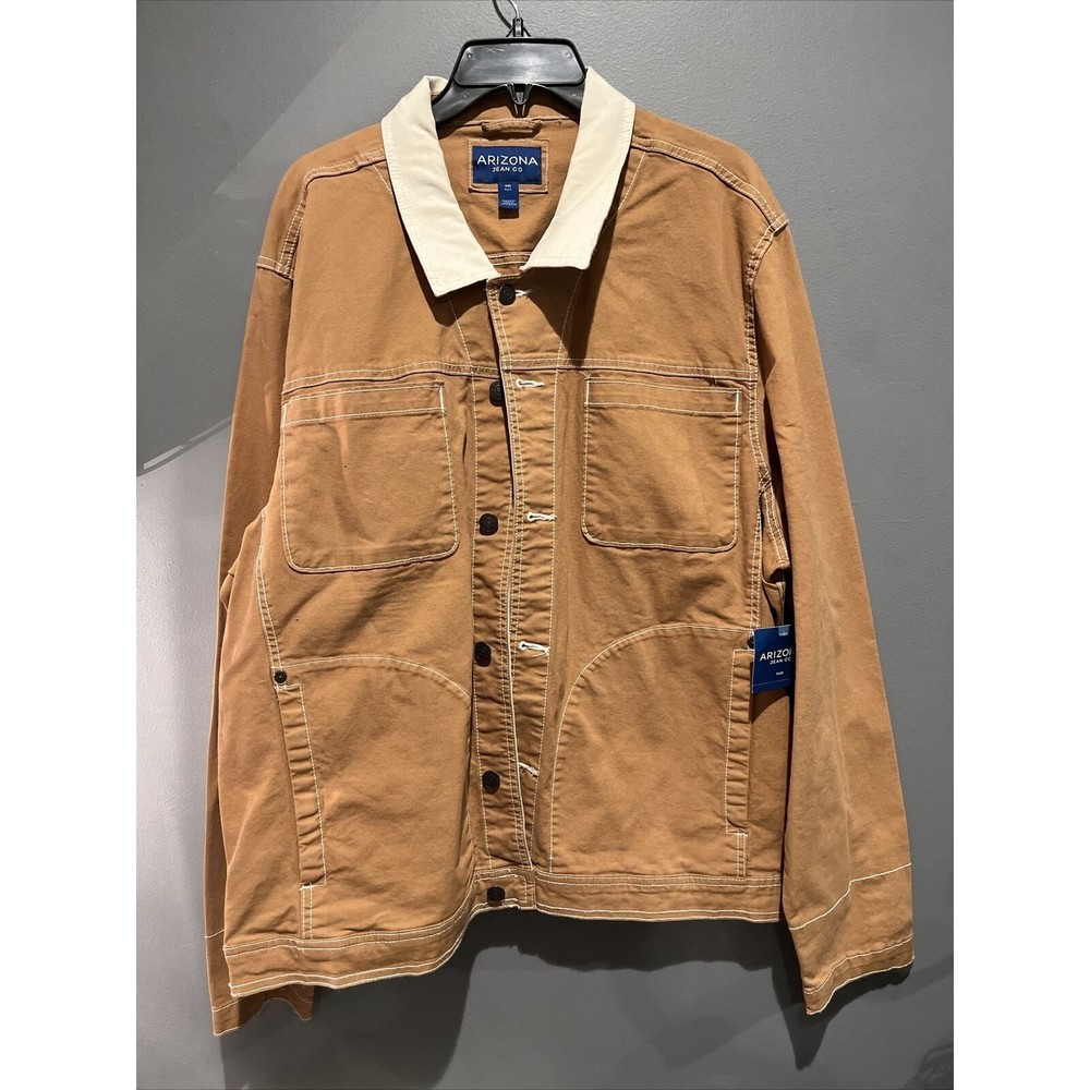 Arizone Jeans Co. Womens Flex Lightweight Button up Jacket Sz XXL
